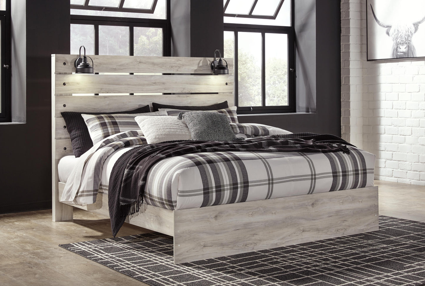 Cambeck King Panel Bed 5-Piece Set — Mirror, 2 Nightstands Signature Design by Ashley® Bedroom