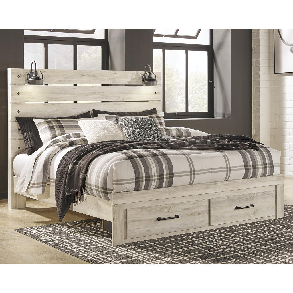 Cambeck King Panel Storage Bed, Dresser, Mirror and Nightstand Signature Design by Ashley® Uncategorized