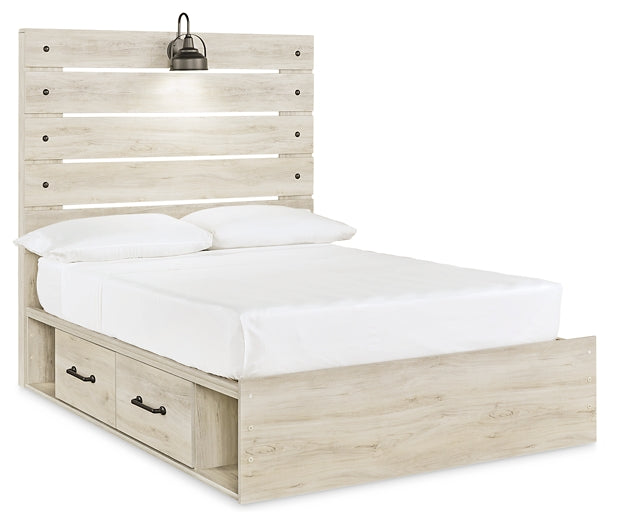 Cambeck Full Panel Storage Bed with Dresser and Nightstand