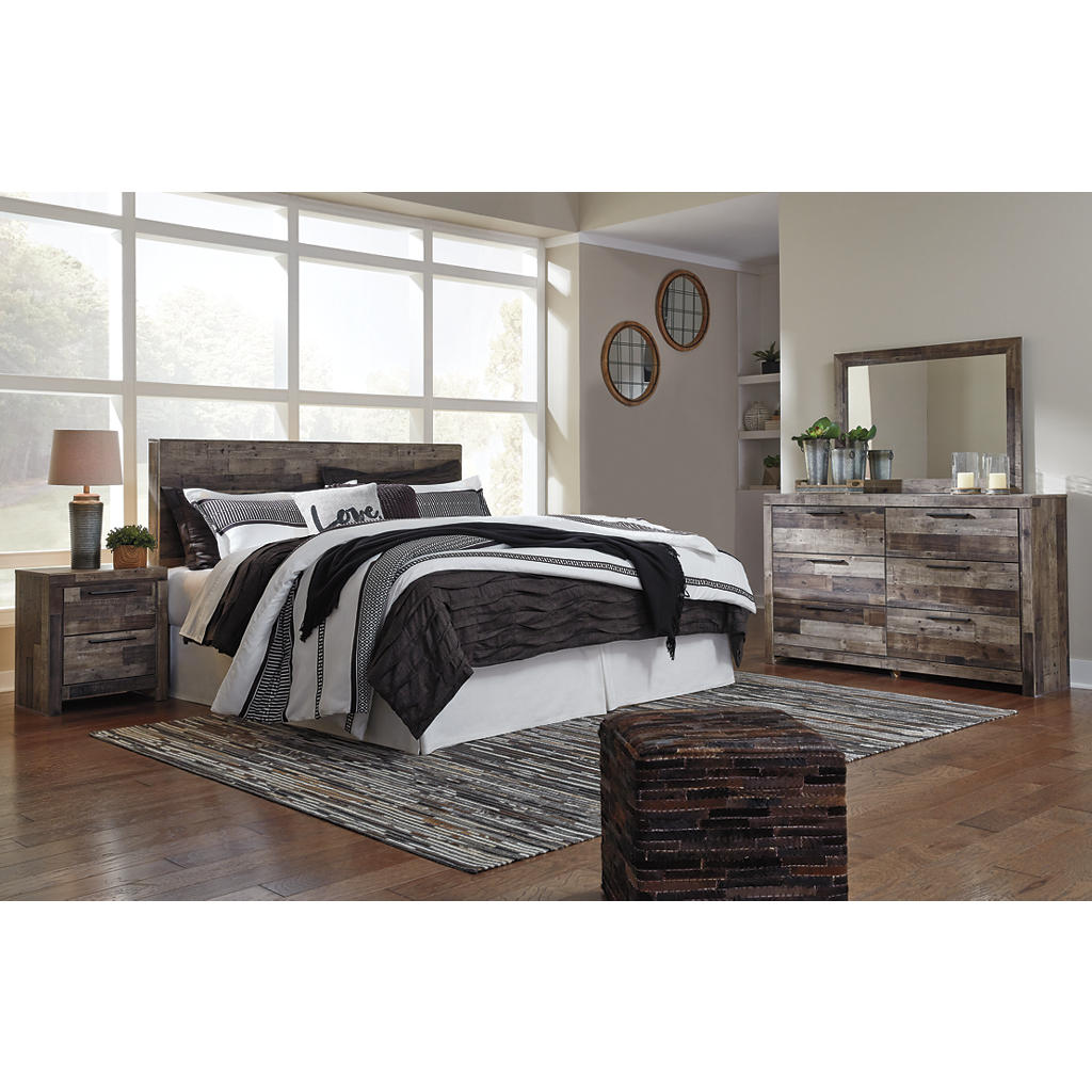 Derekson King Panel Headboard, Dresser, Mirror and Nightstand Benchcraft® Uncategorized