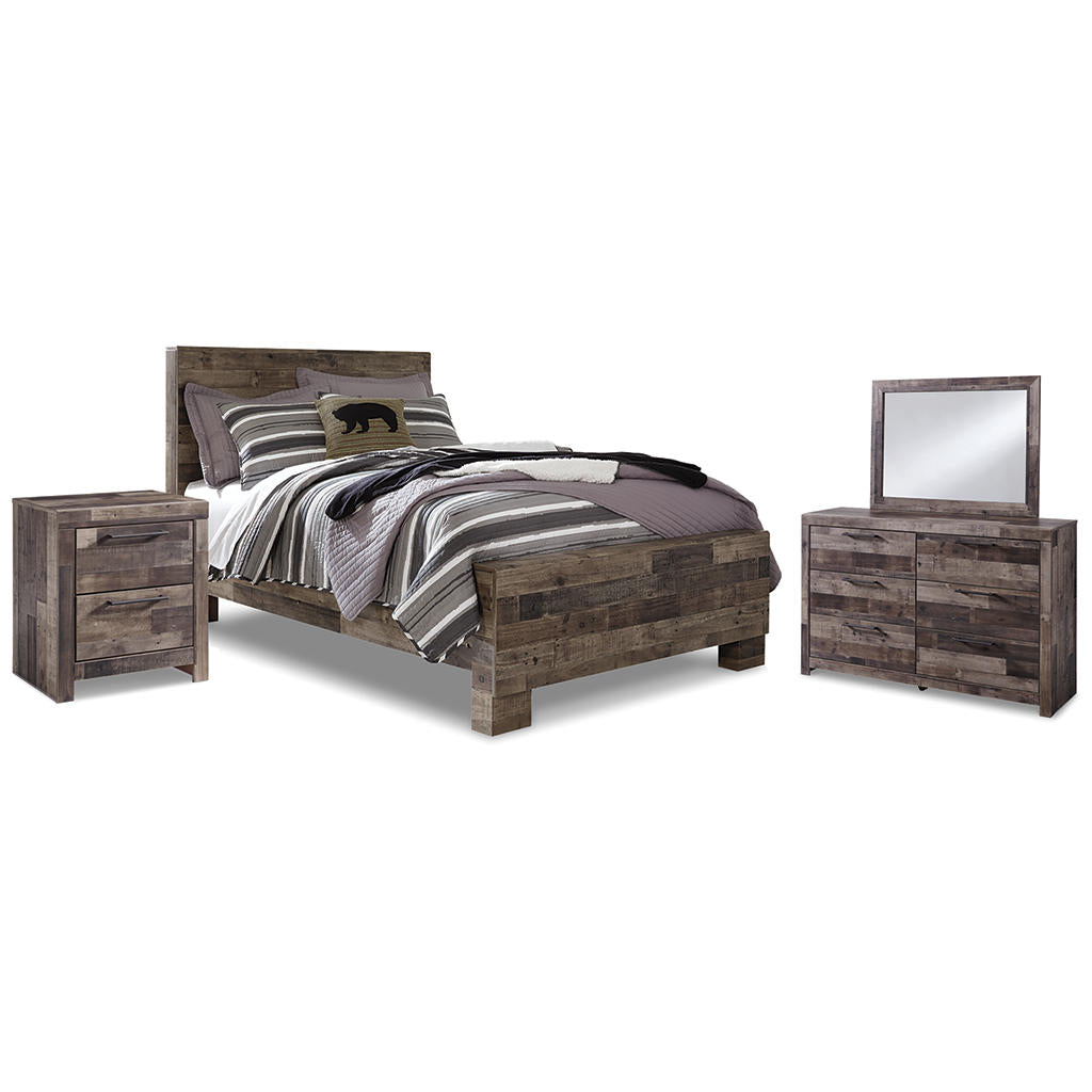Derekson Full Panel Bed, Dresser, Mirror and Nightstand Benchcraft® Uncategorized