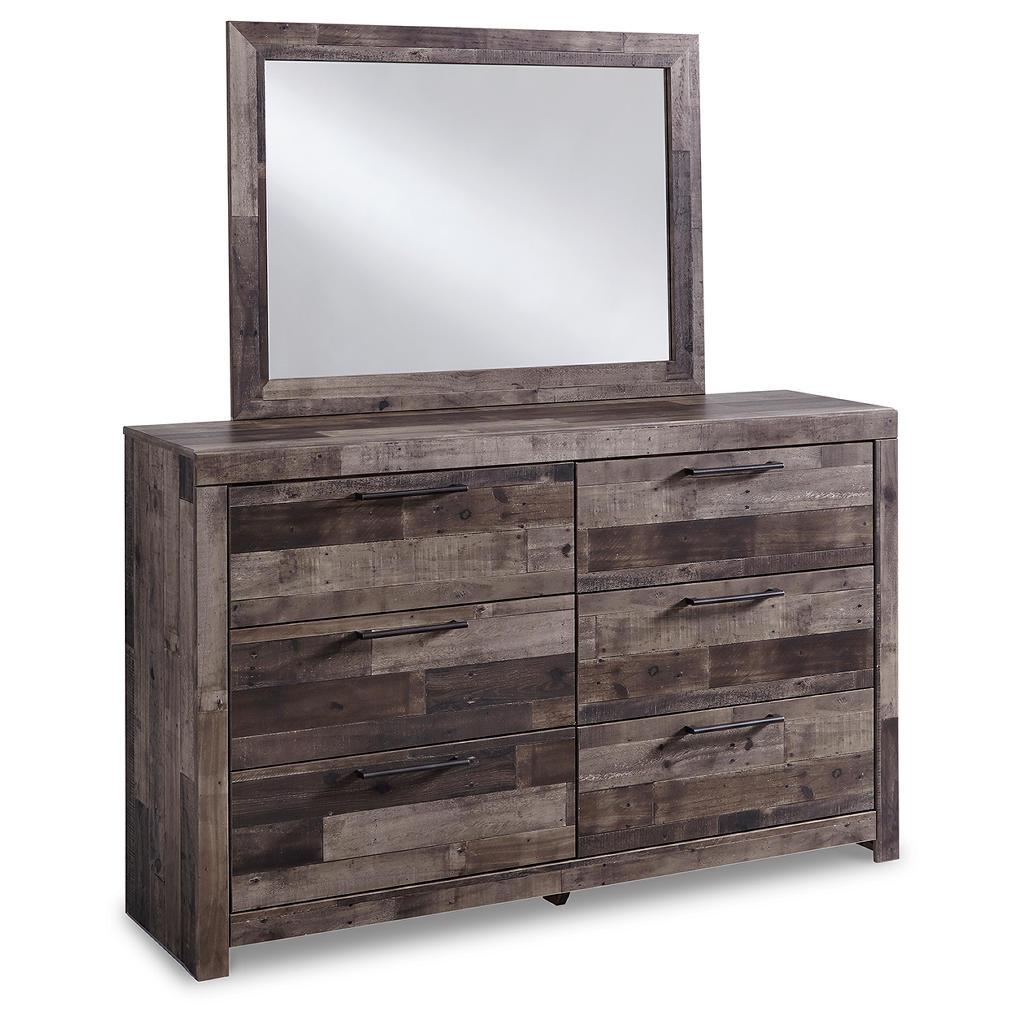 Derekson King Storage Bed, Dresser and Mirror — Gray Signature Design by Ashley® Uncategorized
