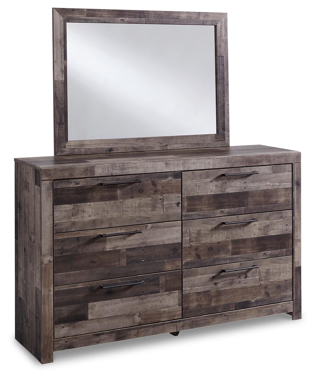 Derekson Queen Panel Bed, Dresser and Mirror