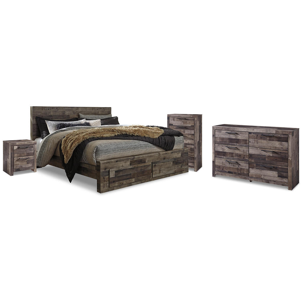 Derekson King Panel Bed, Dresser, Chest and Nightstand Signature Design by Ashley® Uncategorized