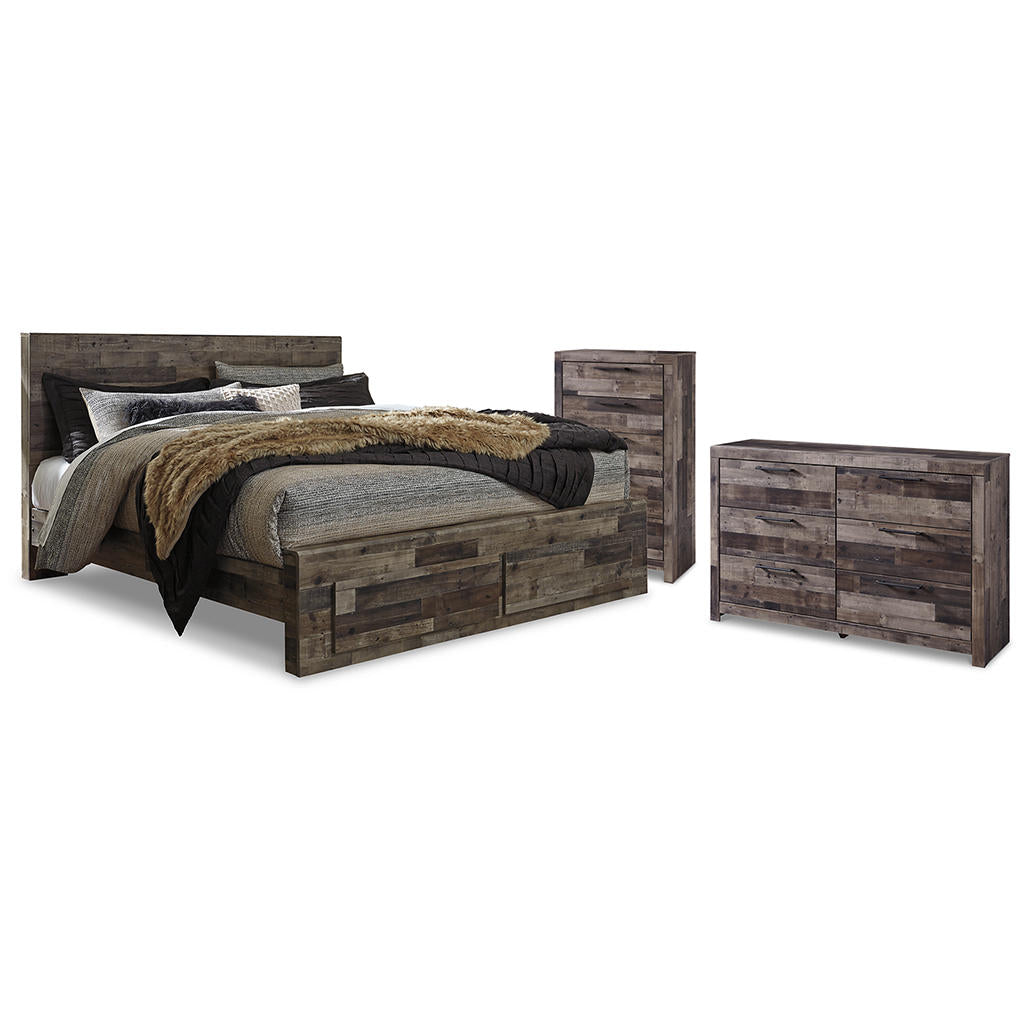 Derekson King Storage Bed, Dresser and Chest Signature Design by Ashley® Uncategorized