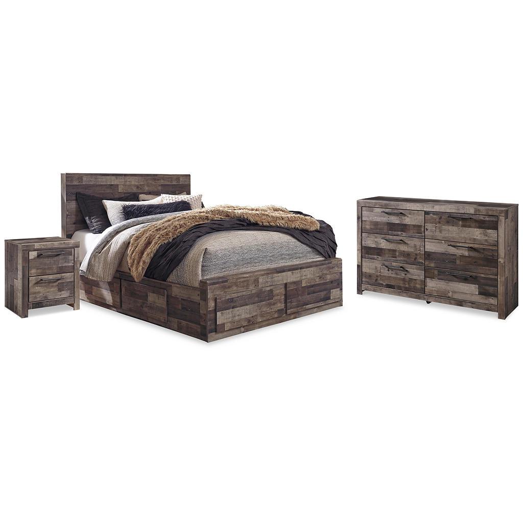 Derekson Queen Storage Bed, Dresser, 2 NS (B58) Signature Design by Ashley® Uncategorized
