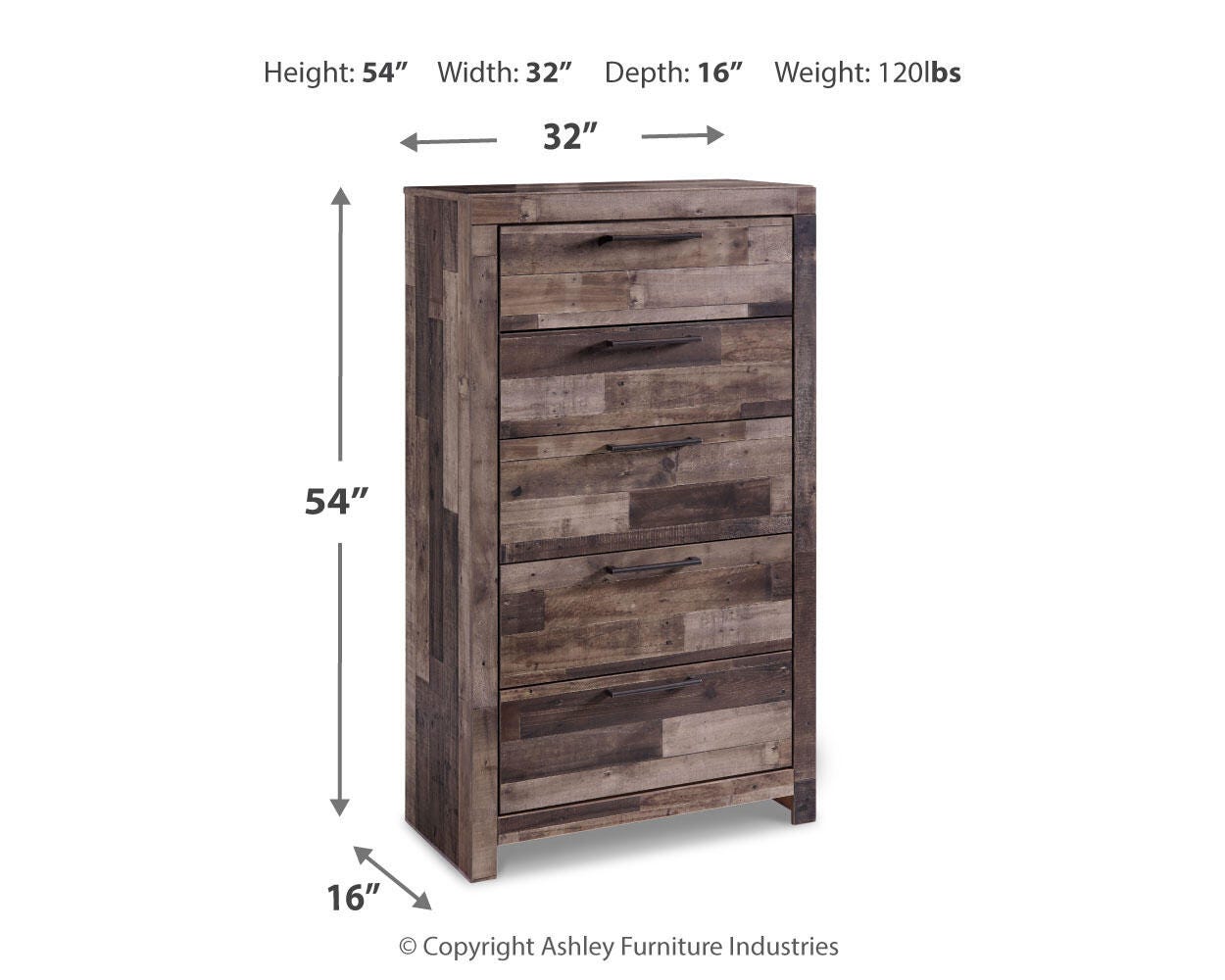 Derekson King Storage Bed 7-Piece Set — Chest, 2 Nightstands