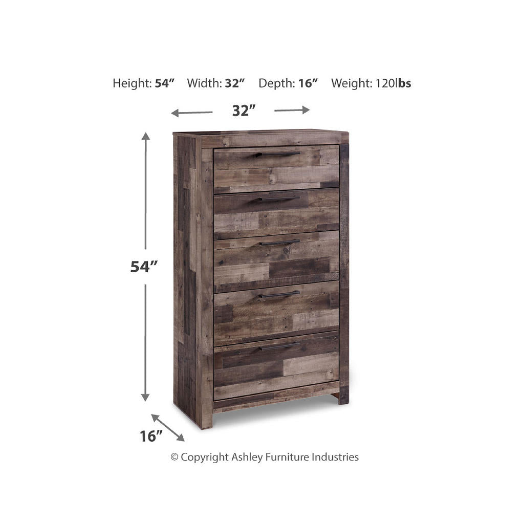 Derekson King Panel Bed, Dresser, Chest and Nightstand Signature Design by Ashley® Uncategorized