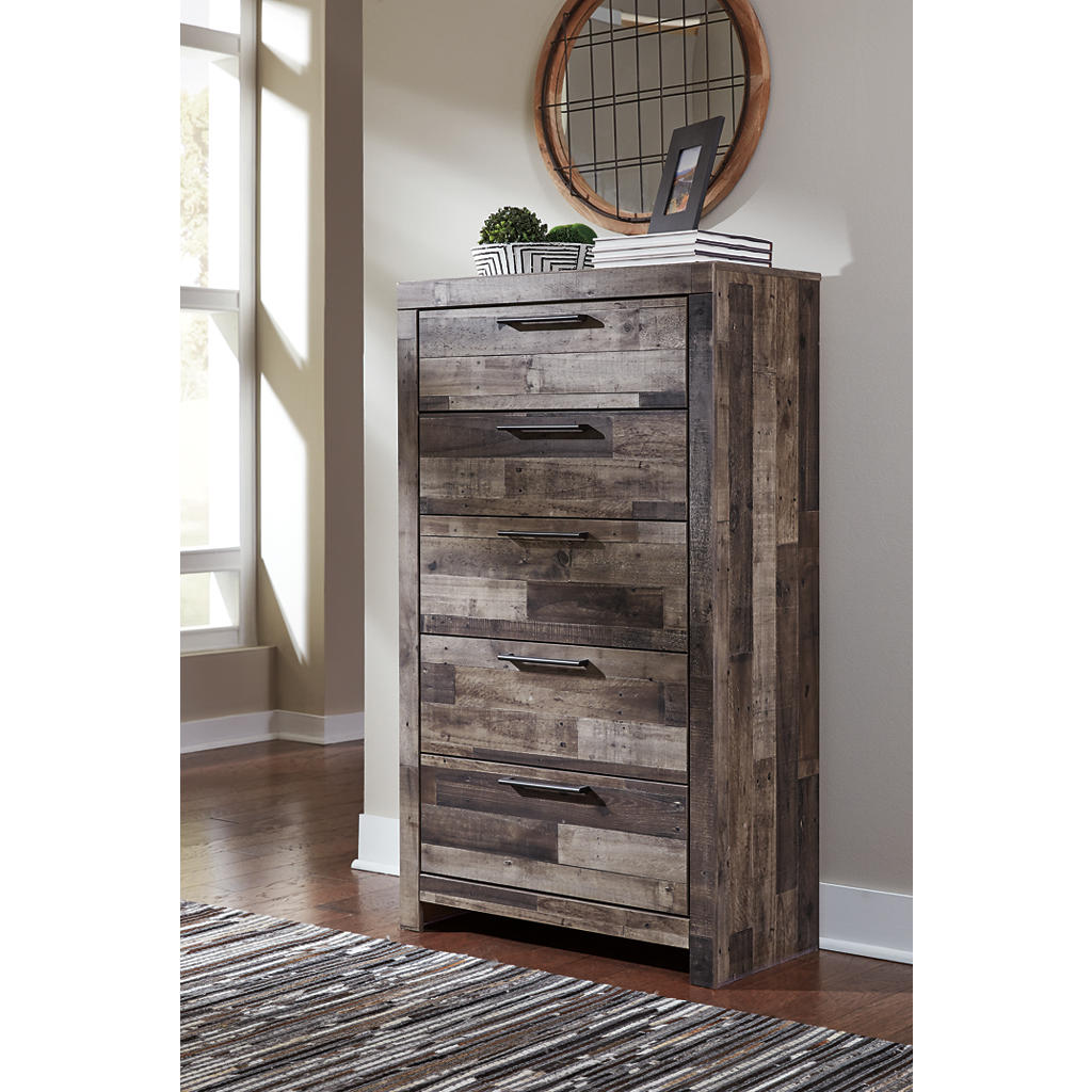Derekson King Storage Bed, Dresser, Chest and 2 Nightstands Signature Design by Ashley® Uncategorized