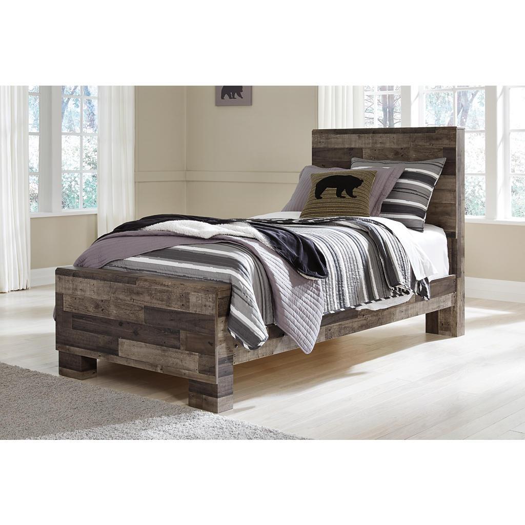 Derekson Twin Bed, Dresser and Nightstand — Gray Benchcraft® Uncategorized