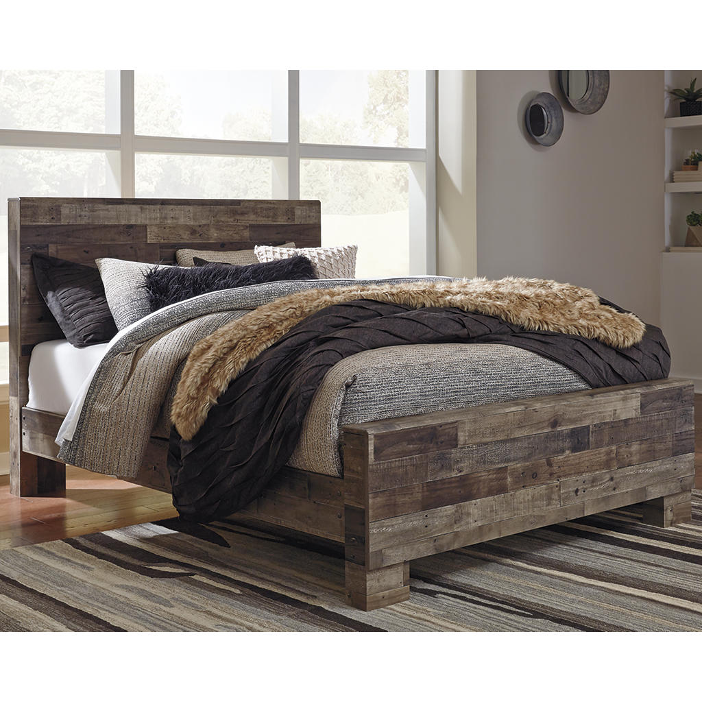Derekson Queen Bed with Mirrored Dresser and Nightstand Benchcraft® Uncategorized