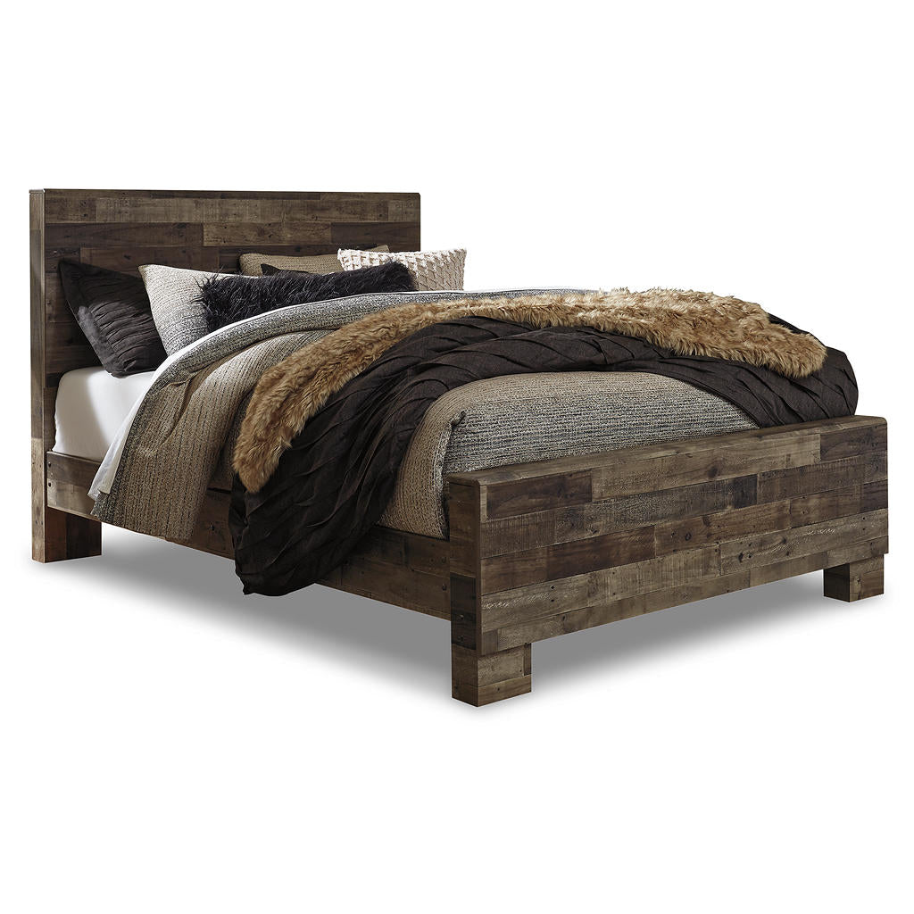 Derekson Queen Bed with Mirrored Dresser and Nightstand Benchcraft® Uncategorized