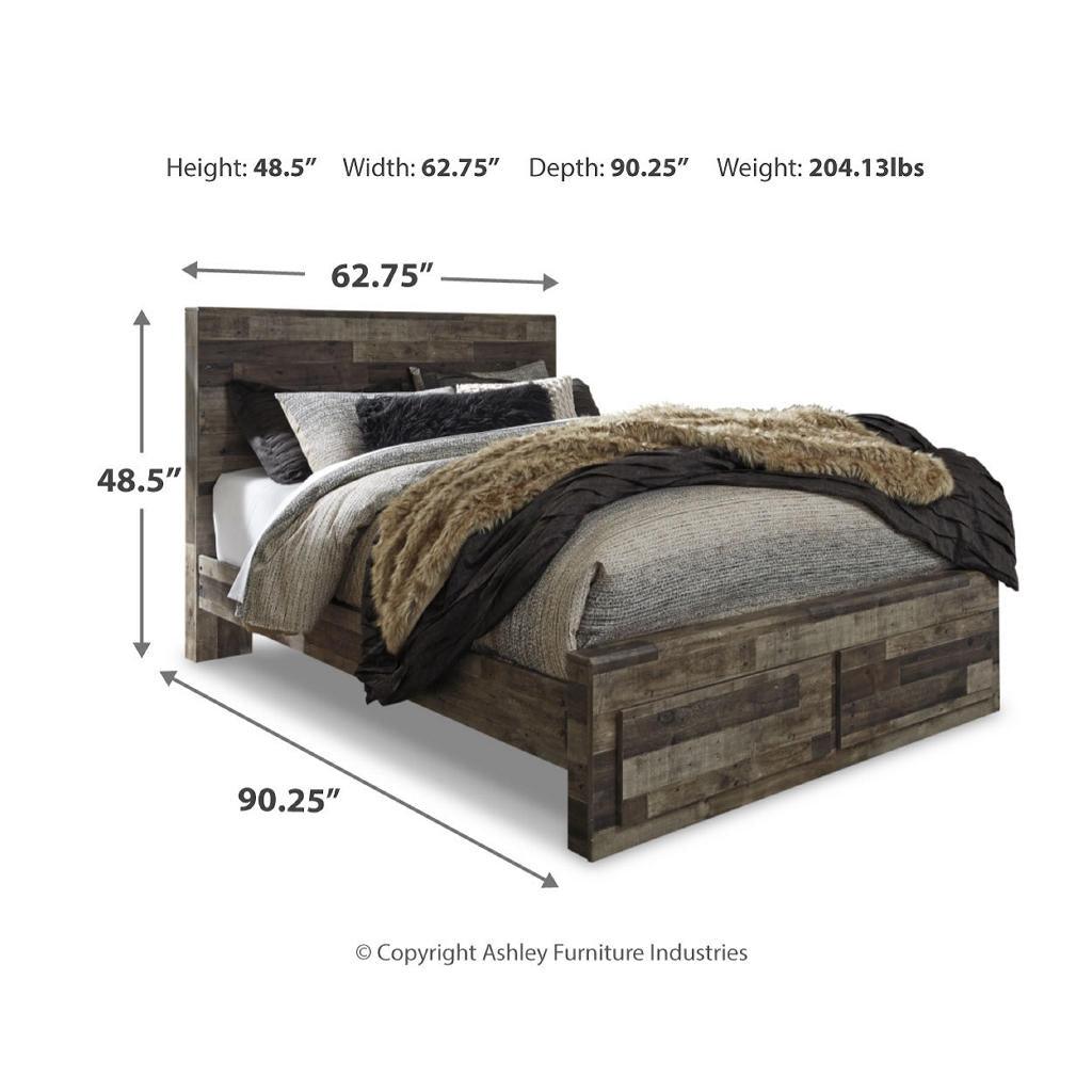 Derekson Queen Storage Bed and 2 Nightstands — Gray Signature Design by Ashley® Uncategorized