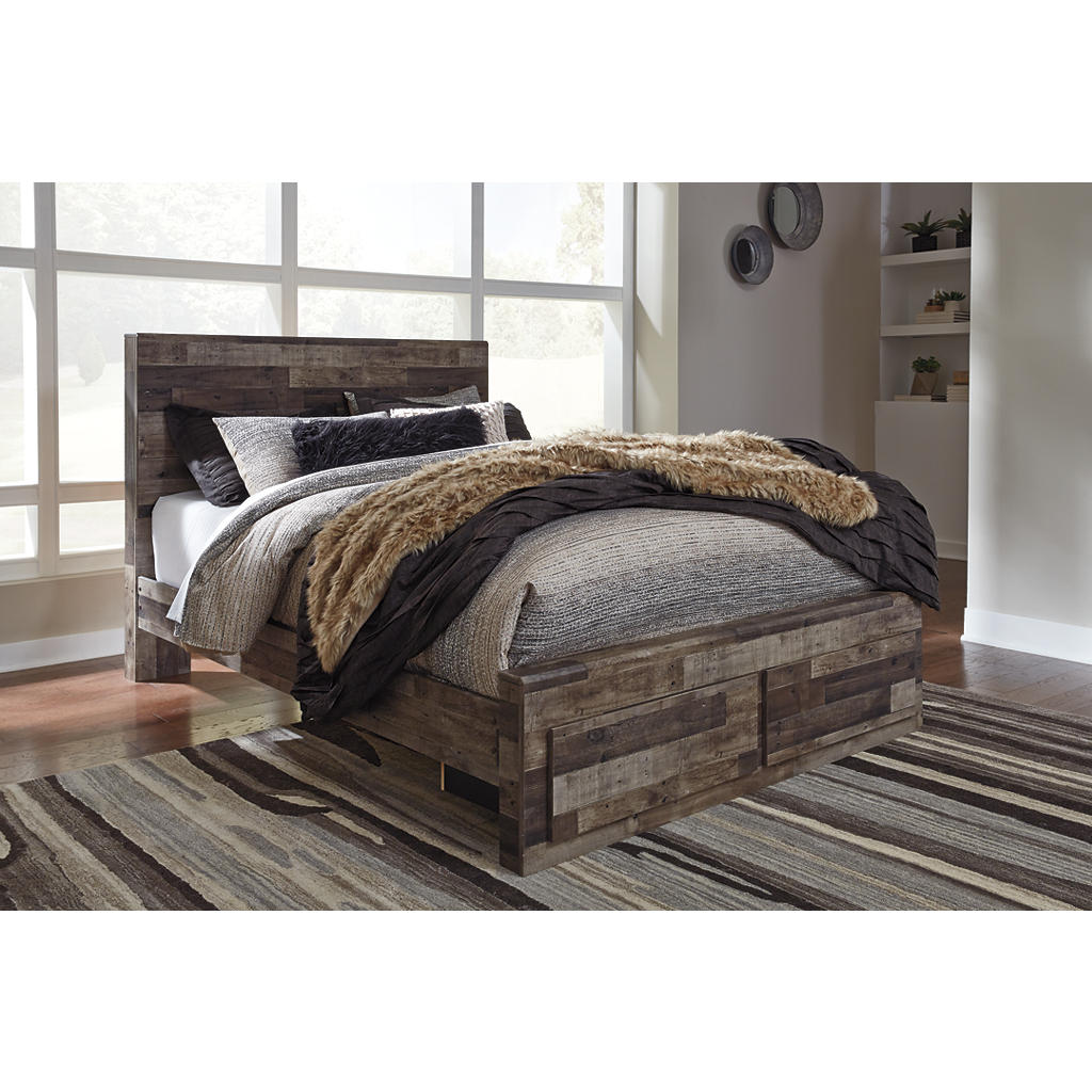 Derekson Queen Panel Storage Bed, 2 Chests and 2 Nightstands Signature Design by Ashley® Uncategorized