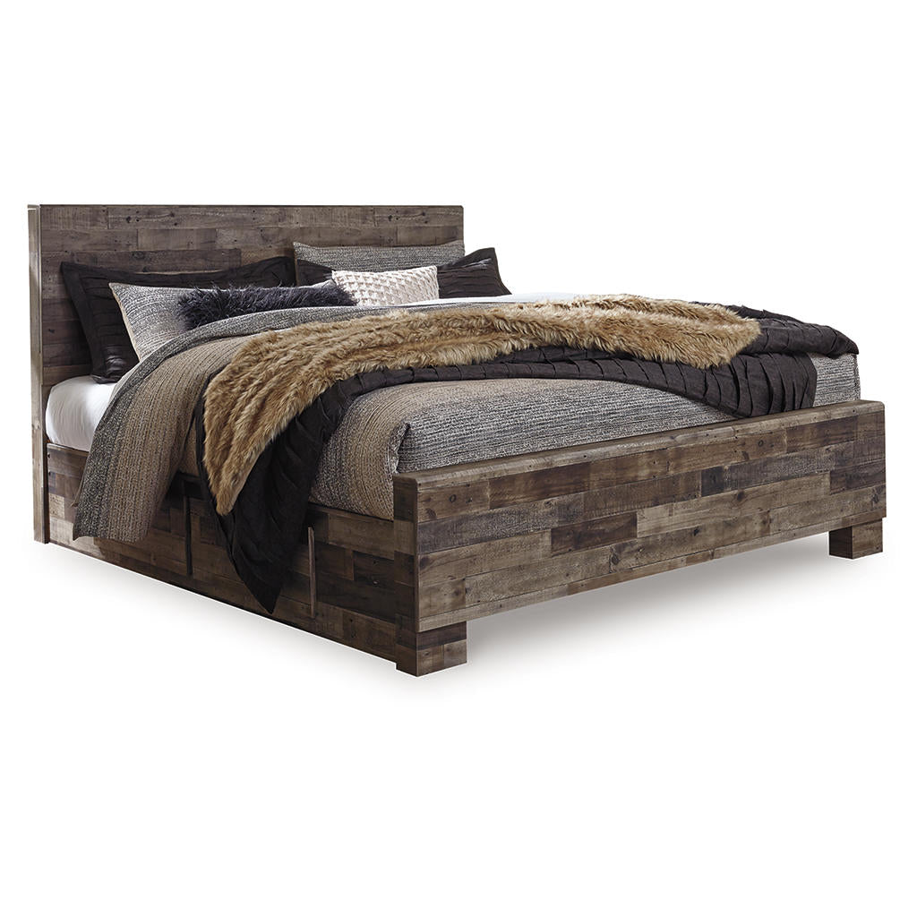 Derekson King Panel Bed with 2 Side Storage Signature Design by Ashley® Bedroom