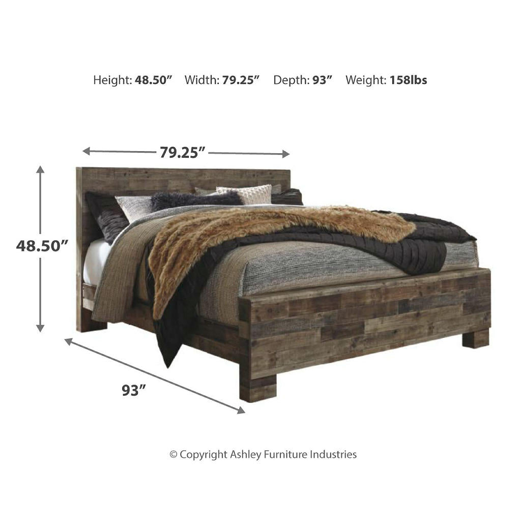 Derekson King Panel Bed, Dresser, Mirror and Chest Benchcraft® Uncategorized
