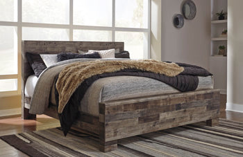 Derekson King Panel Bed Benchcraft® Bedroom