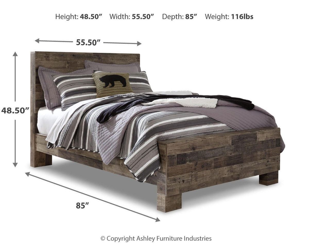 Derekson Full Panel Bed, Dresser and Mirror — 3-Piece Set Benchcraft® Bedroom