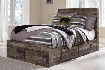 Derekson Full Panel Bed with 6 Storage Drawers Benchcraft® Storage