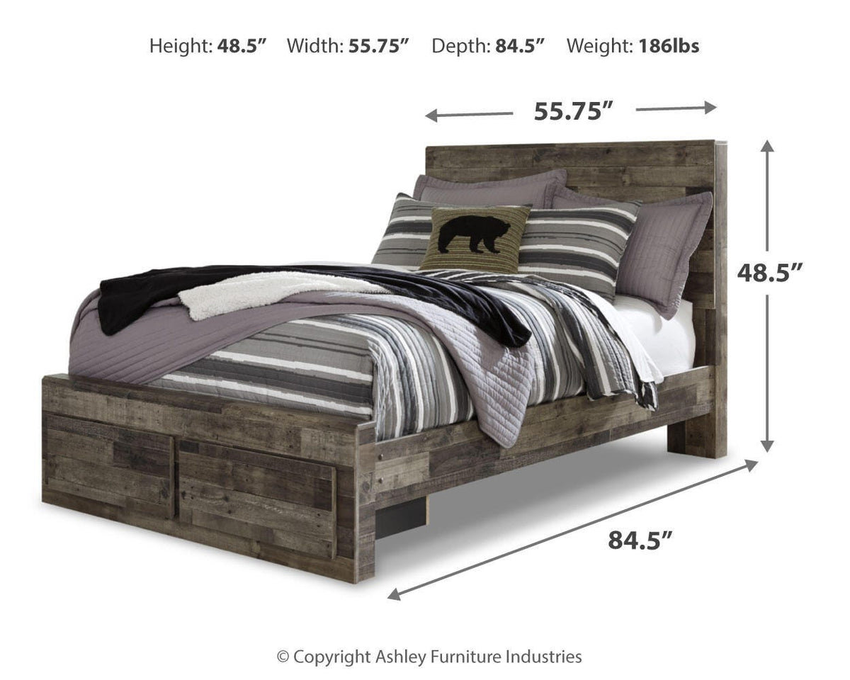Derekson Full Storage Bed, Dresser and Nightstand — 3-Piece Signature Design by Ashley® Bedroom
