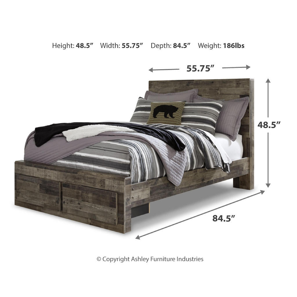 Derekson Full Panel Storage Bed with Nightstand Signature Design by Ashley® Uncategorized