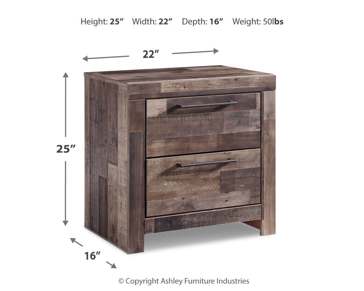 Derekson King Storage Bed 7-Piece Set — Chest, 2 Nightstands