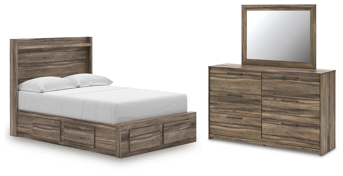 Elbrim Full Storage Bed, Dresser and Mirror (B21 — 1 Underbed) Signature Design by Ashley® Bedroom