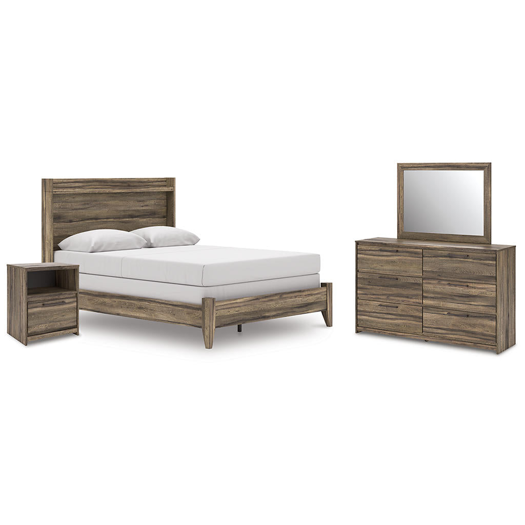 Elbrim Queen Panel Bed, Dresser, Mirror and Nightstand Signature Design by Ashley® Uncategorized