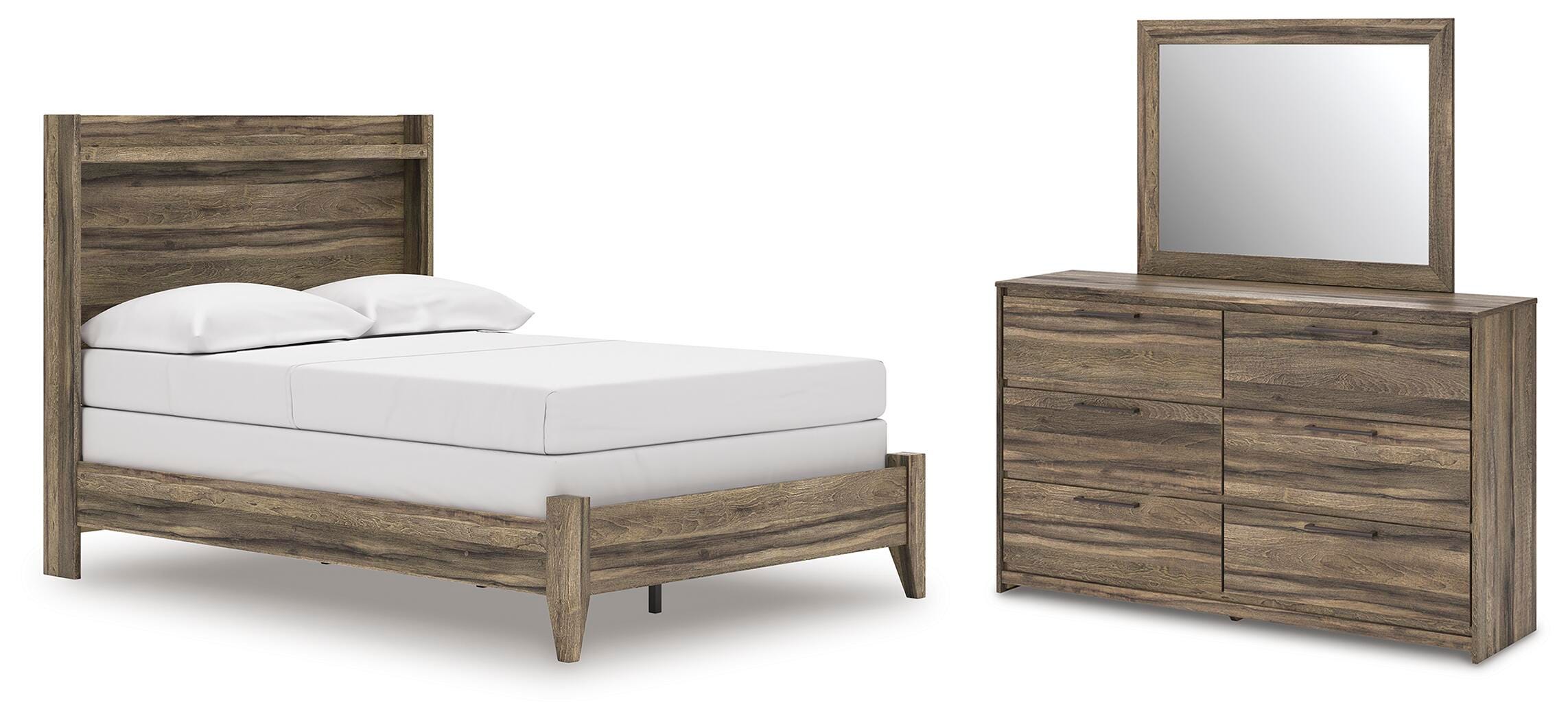 Elbrim Full Panel Bed, Dresser and Mirror — 3-Piece Set Signature Design by Ashley® Bedroom