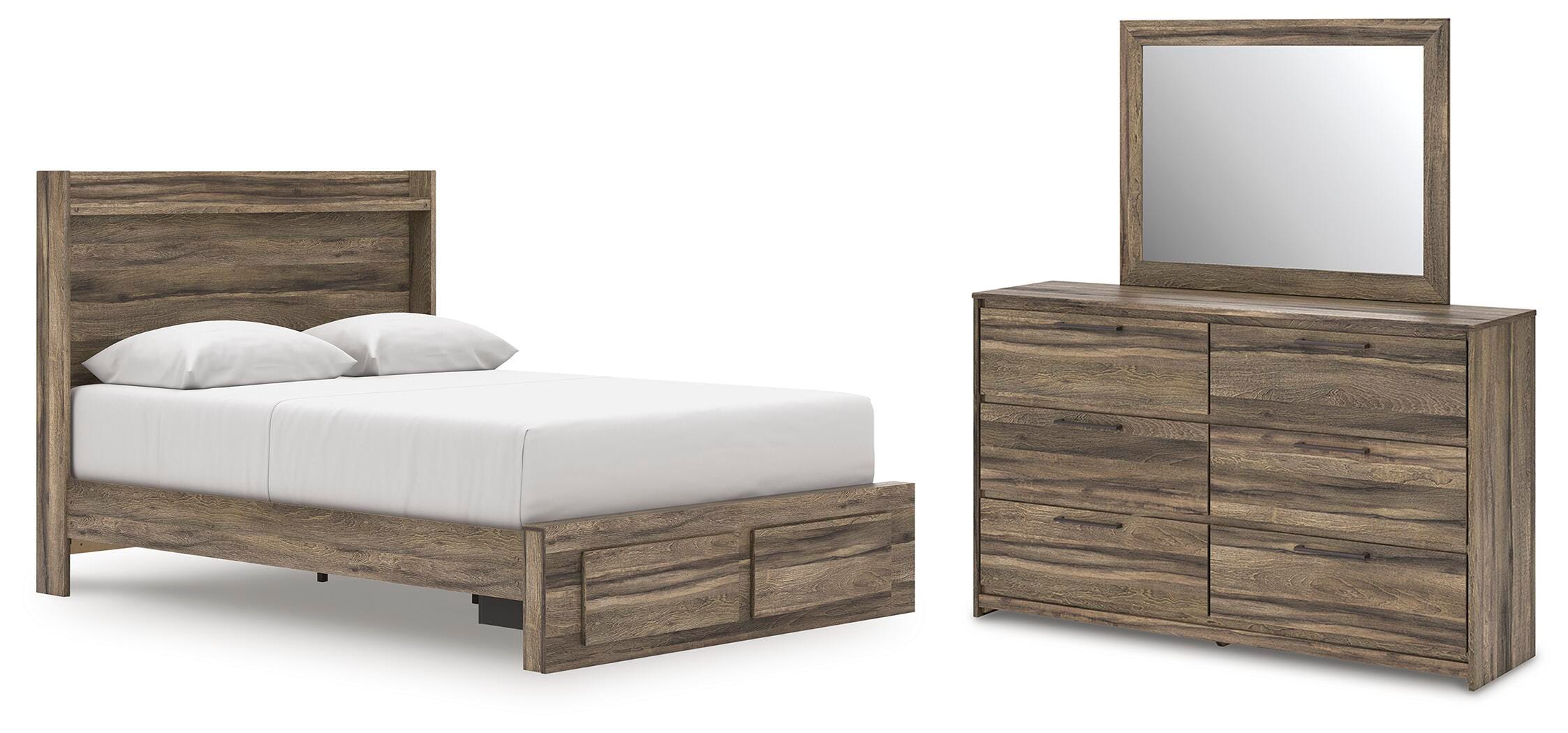 Elbrim Queen Storage Bed, Dresser and Mirror (B5 — Footboard) Signature Design by Ashley® Bedroom