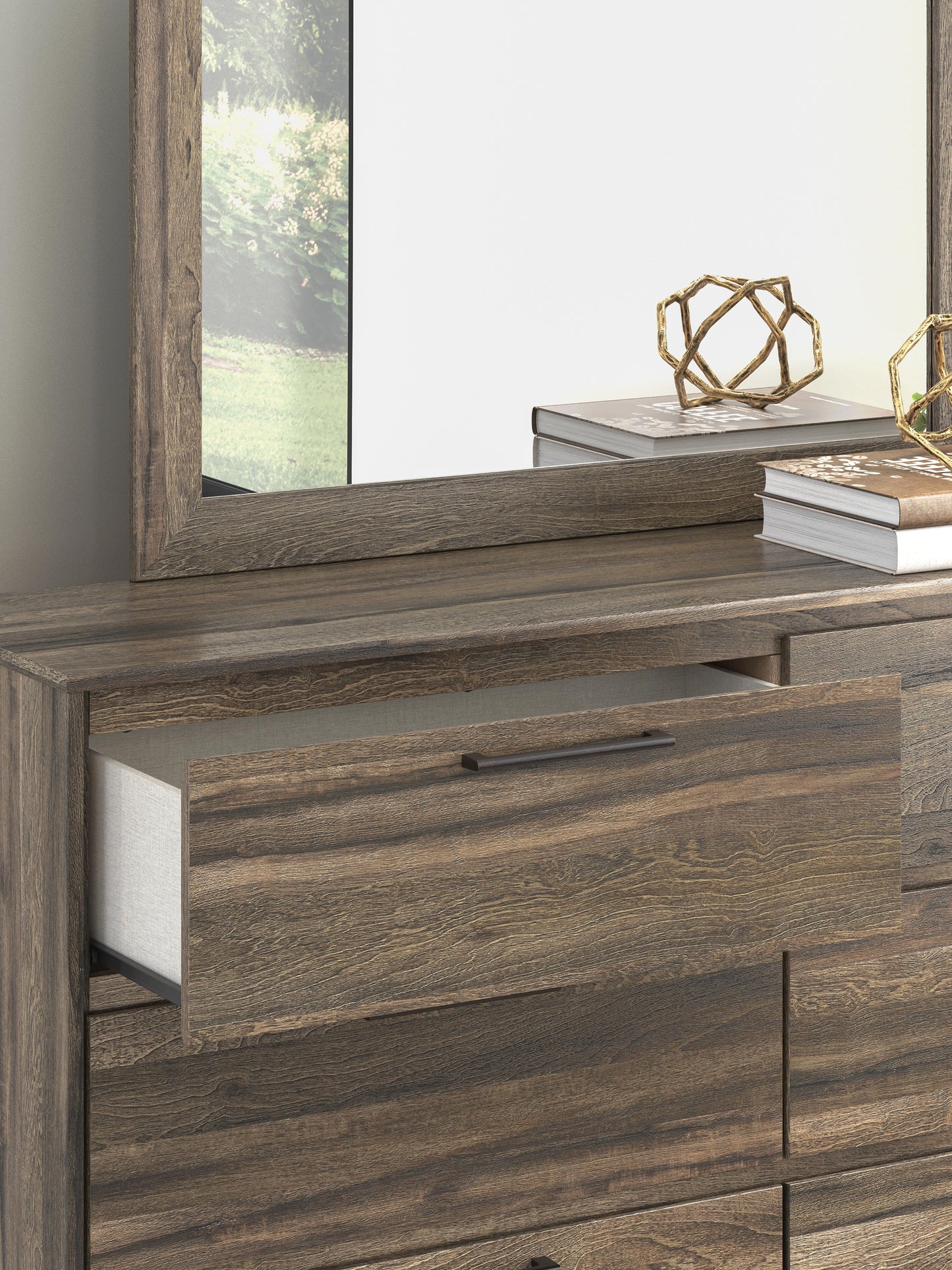 Elbrim Queen Panel Storage Bed, Dresser and Mirror Signature Design by Ashley® Bedroom