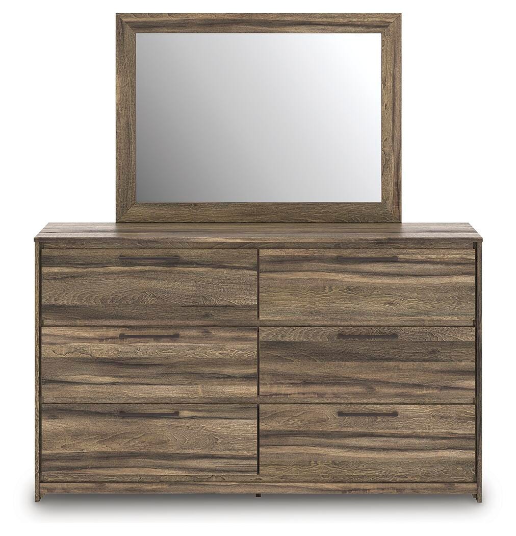 Elbrim King Panel Bed, Dresser, Mirror and 2 Nightstands Signature Design by Ashley® Bedroom