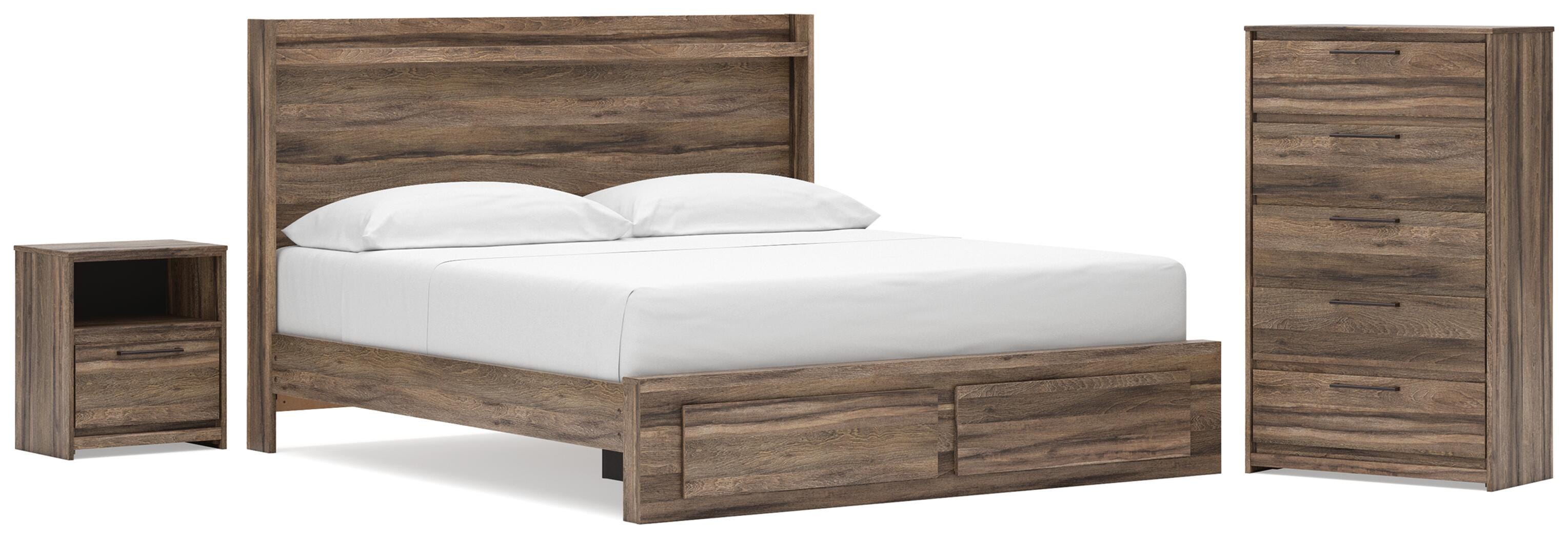 Elbrim King Storage Bed, Chest and Nightstand — 3-Piece Set Signature Design by Ashley® Bedroom