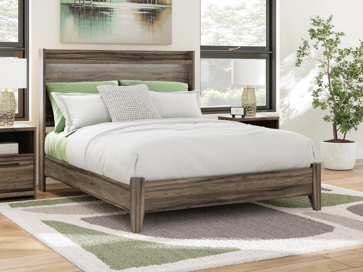 Elbrim Queen Panel Bed, Dresser and Mirror — 3-Piece Set Signature Design by Ashley® Bedroom