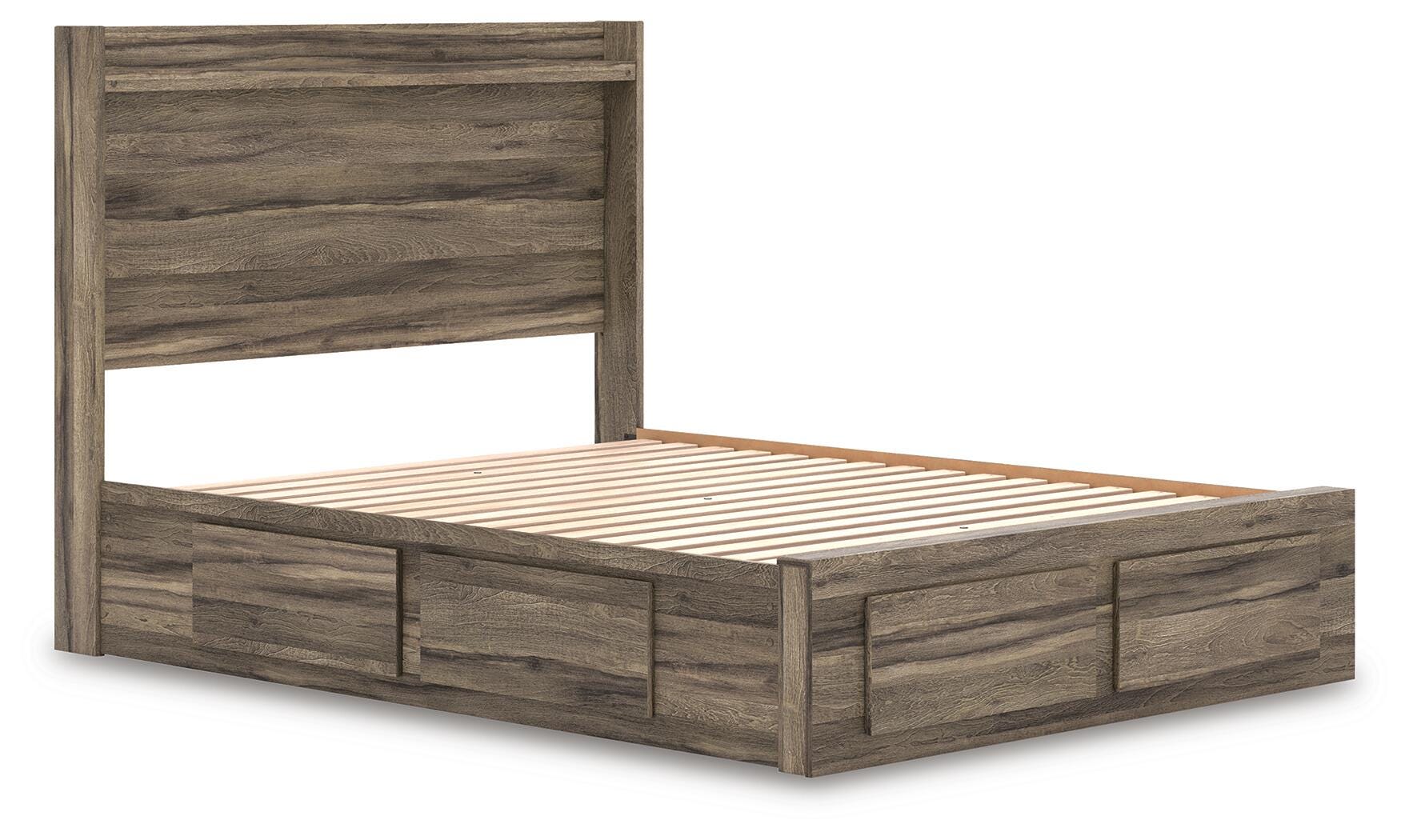 Elbrim Queen Panel Storage Bed, Dresser and Mirror Signature Design by Ashley® Bedroom