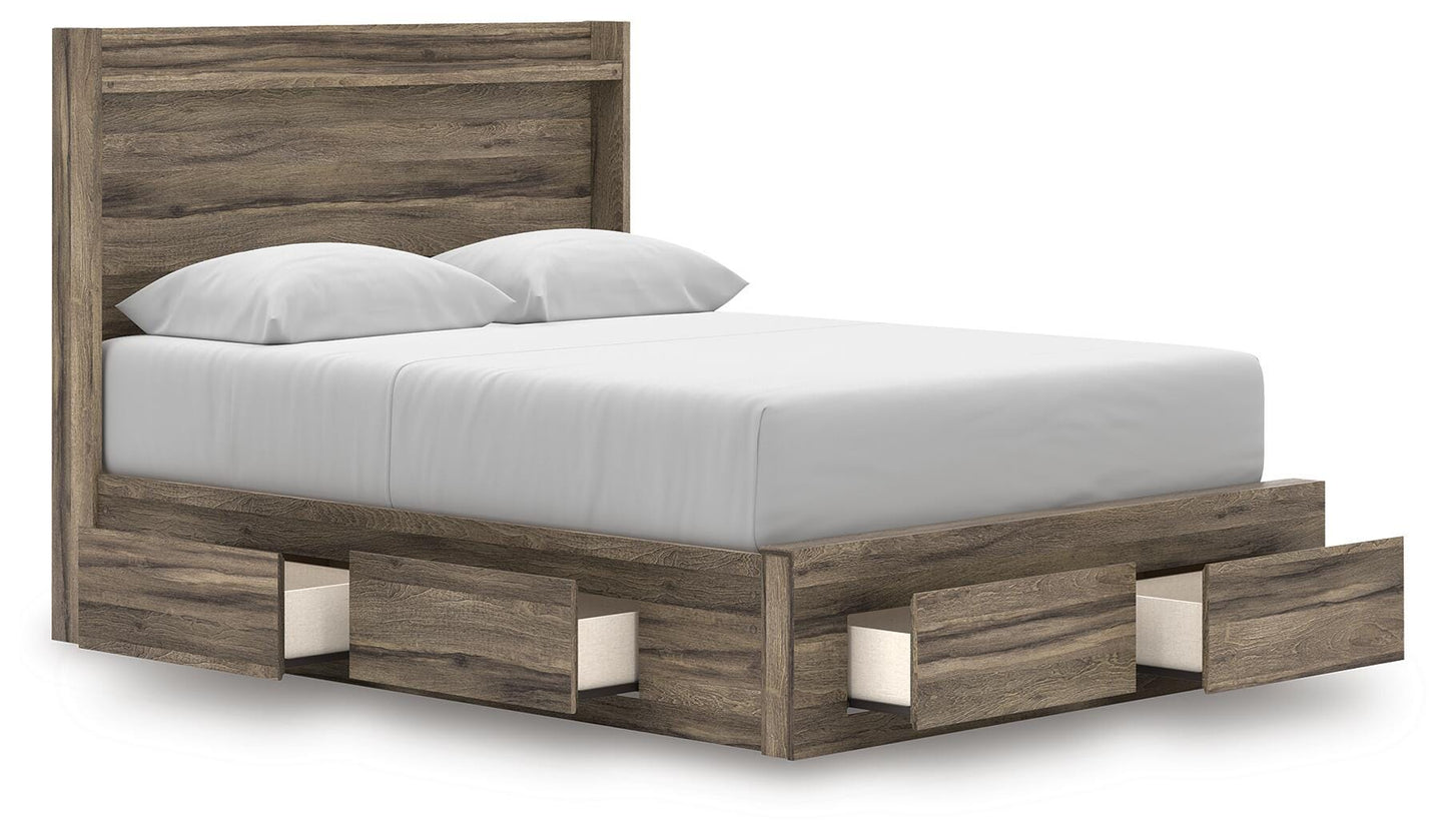 Elbrim Queen Panel Storage Bed, Dresser and Mirror Signature Design by Ashley® Bedroom
