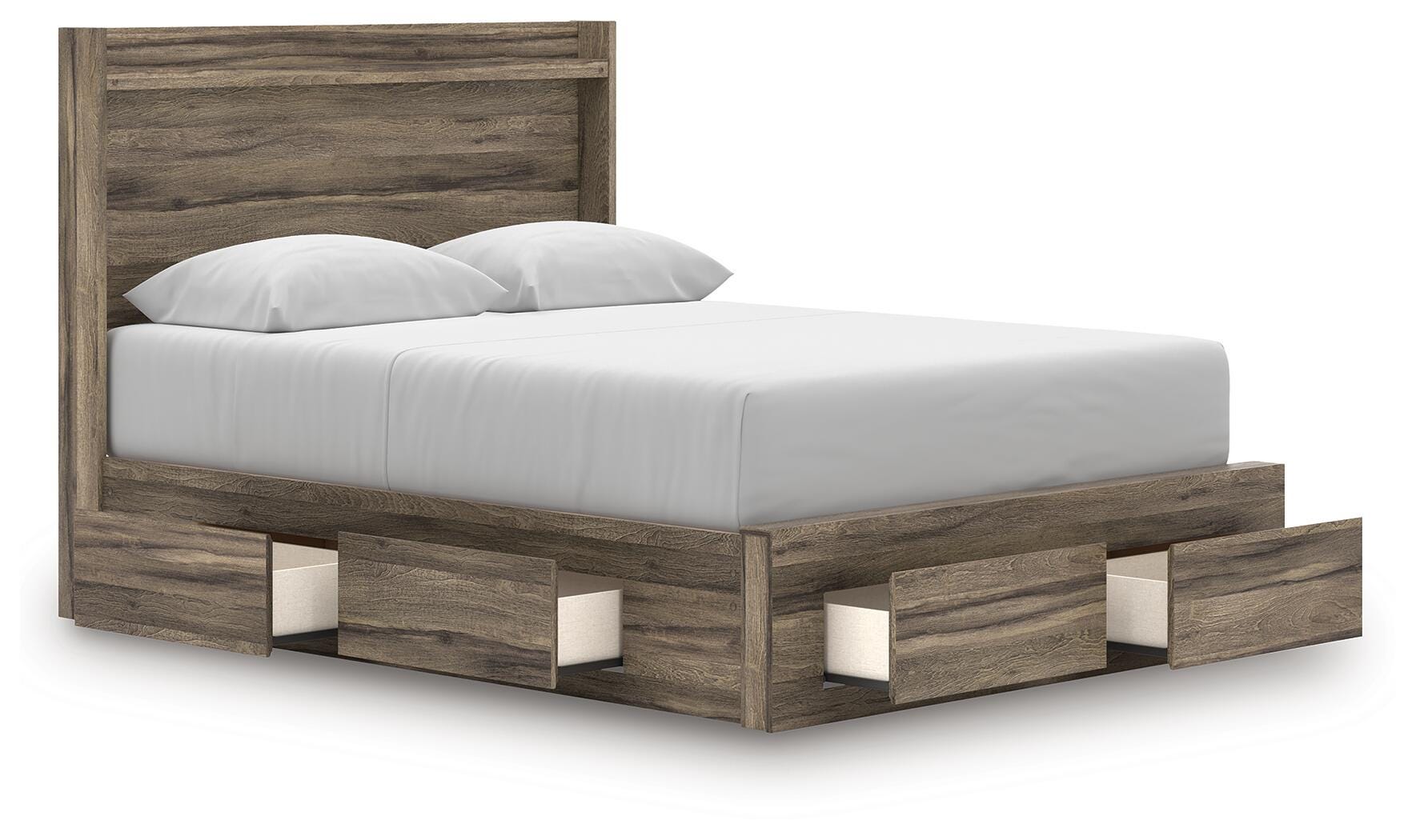 Elbrim Queen Panel Storage Bed, Dresser and Mirror Signature Design by Ashley® Bedroom