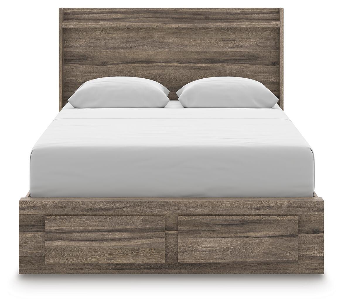 Elbrim Queen Panel Storage Bed, Dresser and Mirror Signature Design by Ashley® Bedroom