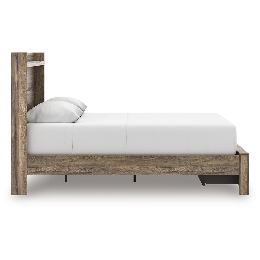 Elbrim Queen Panel Storage Bed, Dresser, Mirror and Nightstand Signature Design by Ashley® Uncategorized