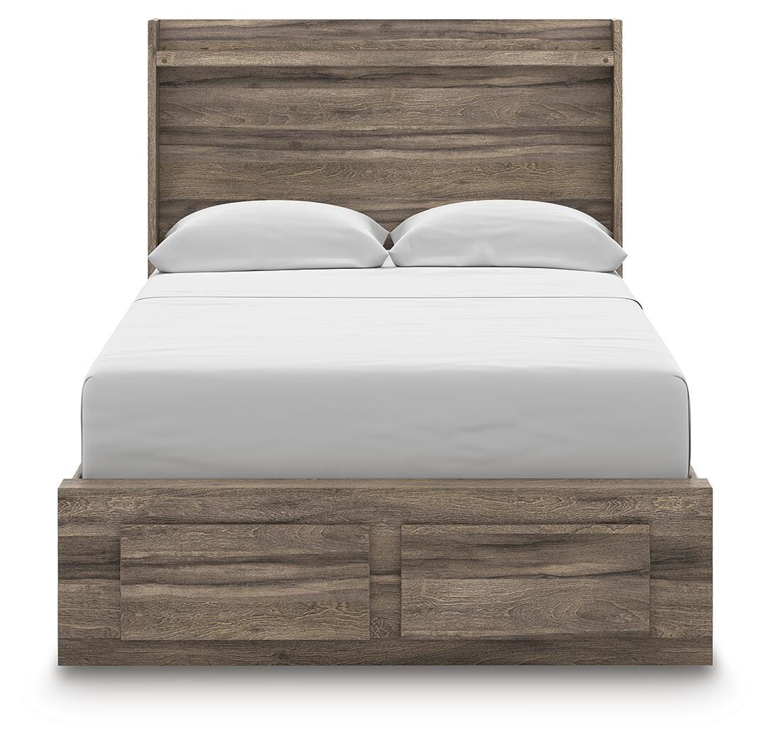 Elbrim Full Panel Storage Bed, Dresser and Mirror Signature Design by Ashley® Bedroom