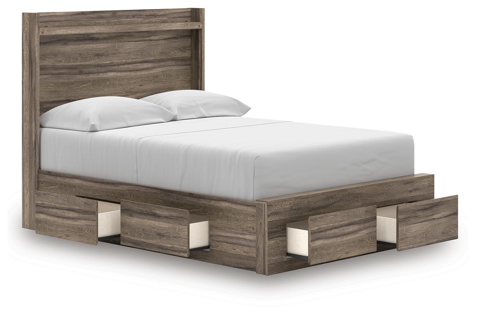 Elbrim Full Storage Bed, Dresser and Mirror (B21 — 1 Underbed) Signature Design by Ashley® Bedroom