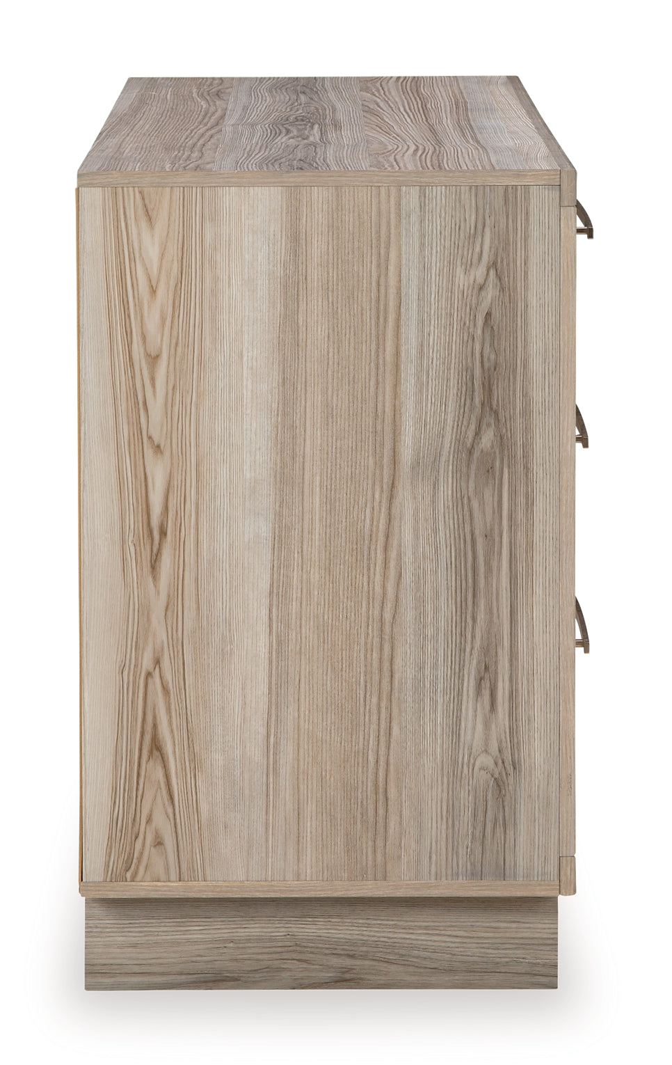 Hasbrick King Panel Headboard with Mirrored Dresser and Chest