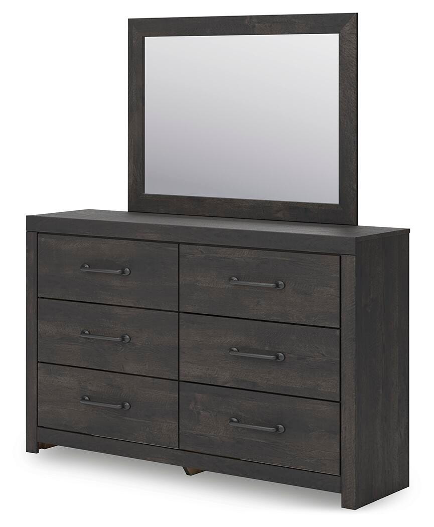 Hollivern Full Panel Bed, Dresser and Mirror Signature Design by Ashley® Bedroom