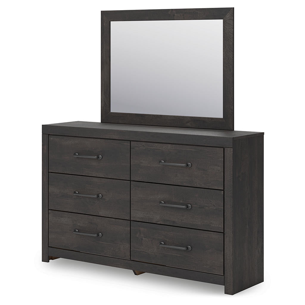 Hollivern Twin Panel Bed, Dresser and Mirror Signature Design by Ashley® Uncategorized