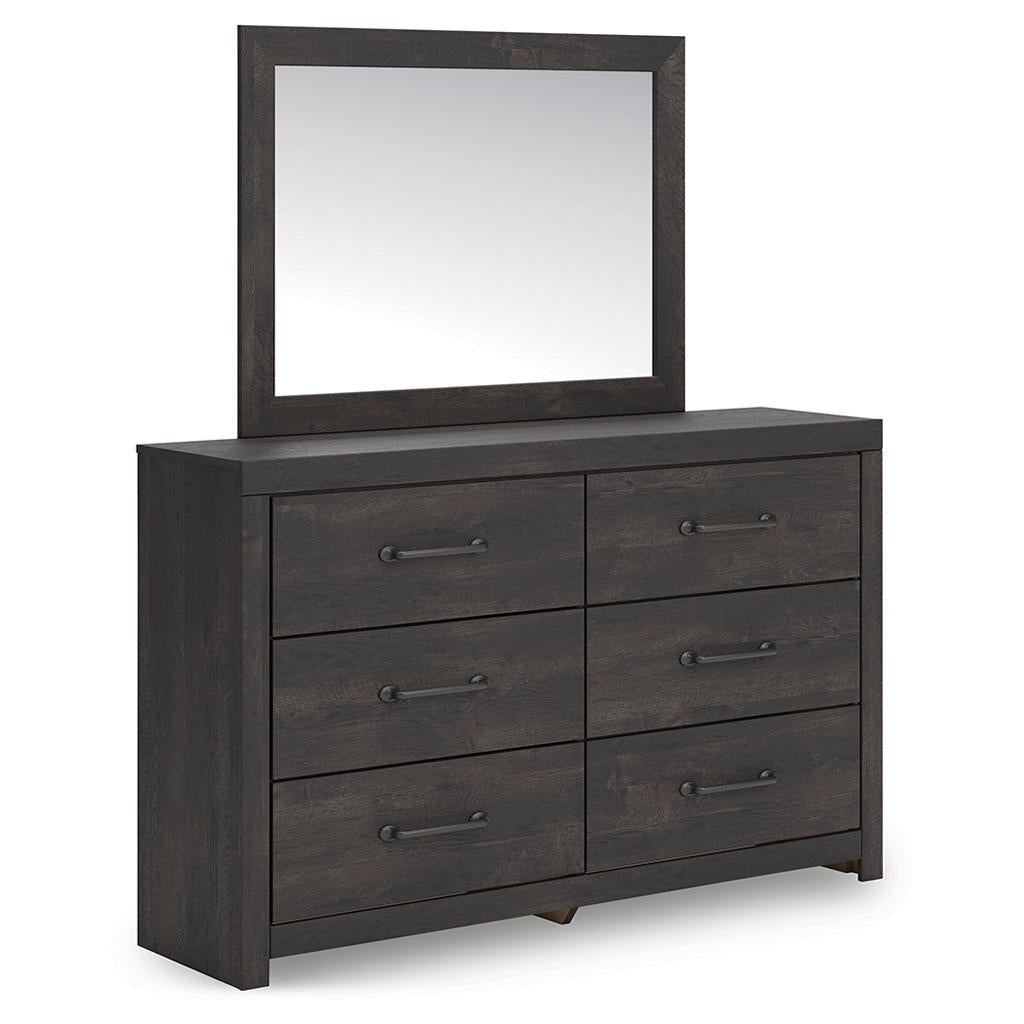 Hollivern Twin Panel Bed, Dresser and Mirror Signature Design by Ashley® Uncategorized