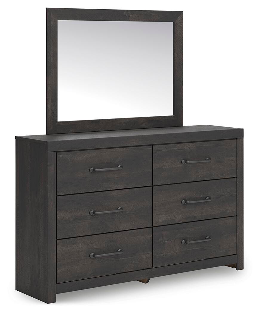 Hollivern Full Panel Bed, Dresser and Mirror Signature Design by Ashley® Bedroom
