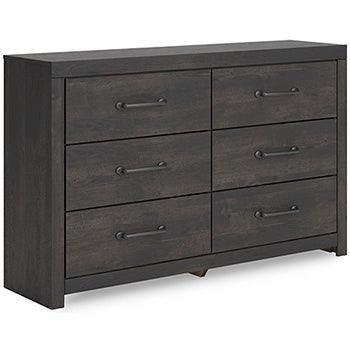 Hollivern Dresser — Dark Gray Signature Design by Ashley® Bedroom