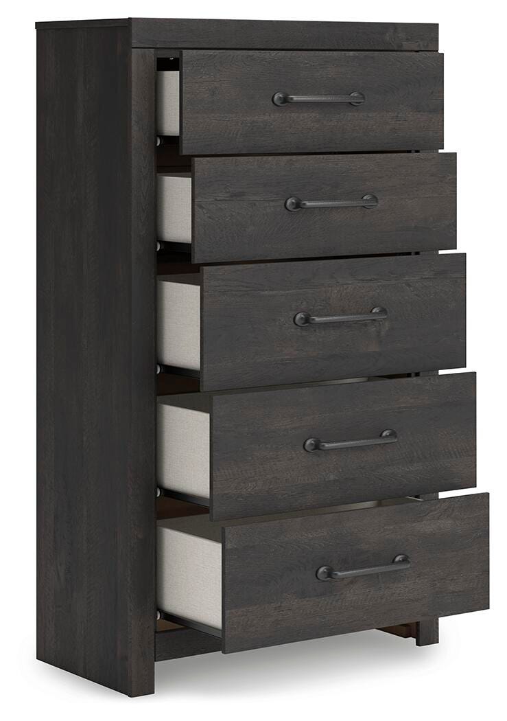 Hollivern Twin Side Storage Bed, Dresser, Mirror and Chest Signature Design by Ashley® Bedroom