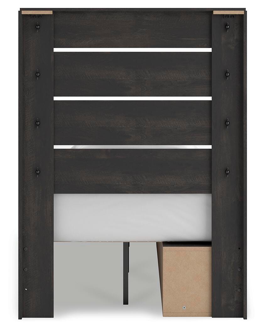 Hollivern Twin Side Storage Bed, Dresser, Mirror and Chest Signature Design by Ashley® Bedroom