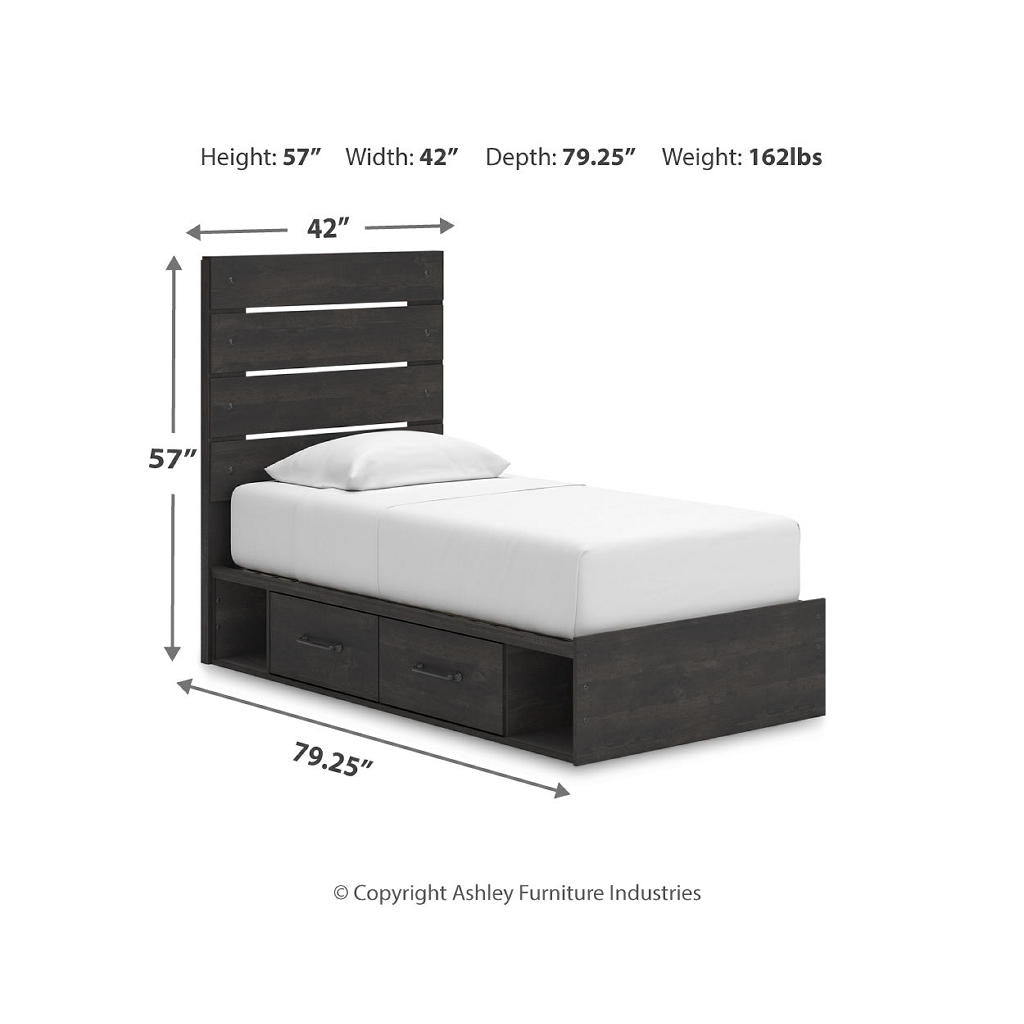 Hollivern Twin Panel Storage Bed Signature Design by Ashley® Beds